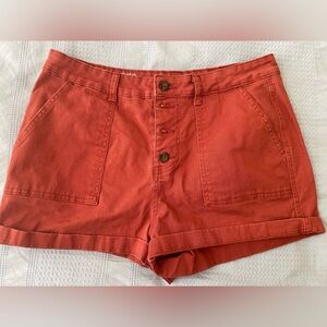 7. a.n.a Womens Mid Rise 3 1/2" Chino Short